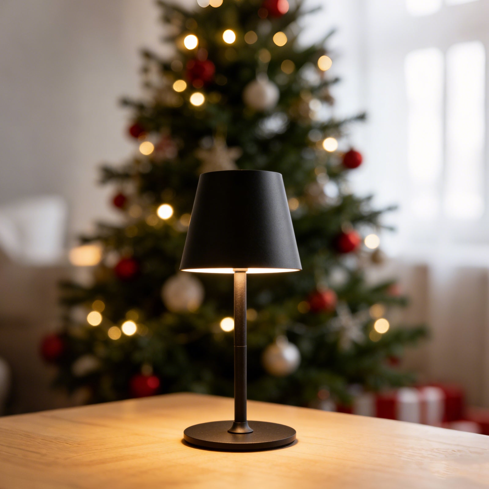 LED Akku Tischlampe – Dimmbar & Touch-Bedienung – 3 Farbtemperatur-Modi – Höhenverstellbar – Für Schlafzimmer, Wohnzimmer, Büro & Restaurant