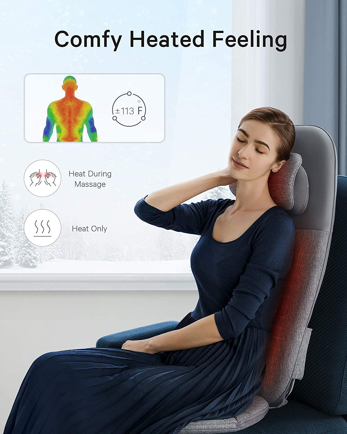NAIPO Massagematte oCuzen™️ - 2021 Modell, für Nacken, Rücken, Taille Massageauflage - rhinoshopield.com