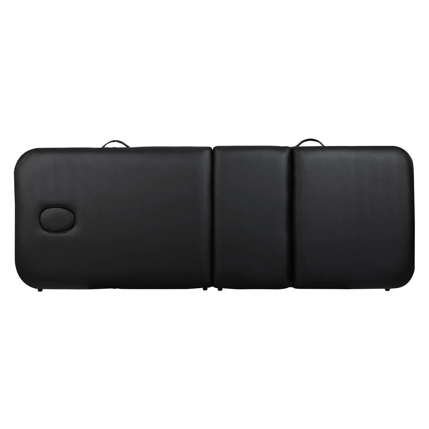 Naipo Massageliege Klappbar Höhenverstellbar Massagetisch Massagebett mit 3 Zonen tragbaren Holzfüßen Einfache Installation Ergonomische Kopfstütze mit Tragetasche